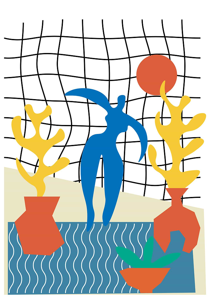 An abstract object dancing