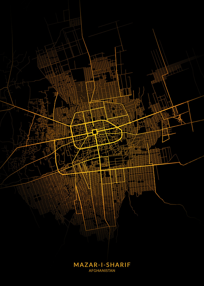 Mazari Sharif City Map