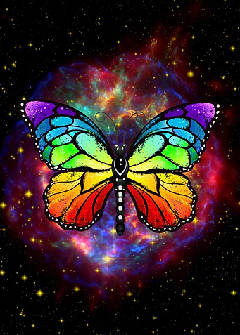 Butterfly In Space