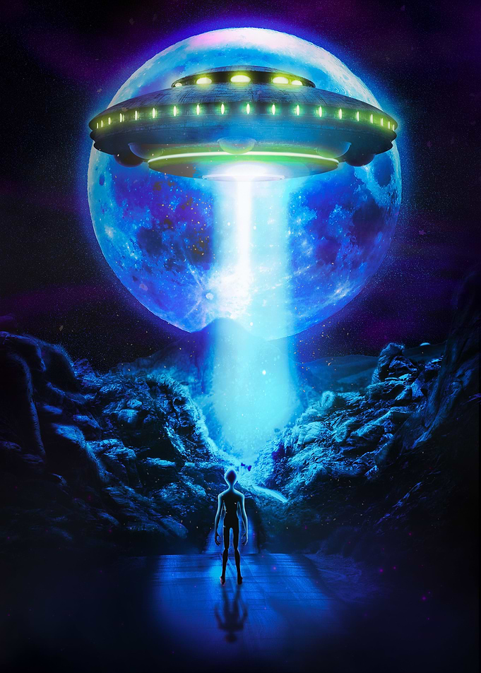 Alien Left Behind UFO
