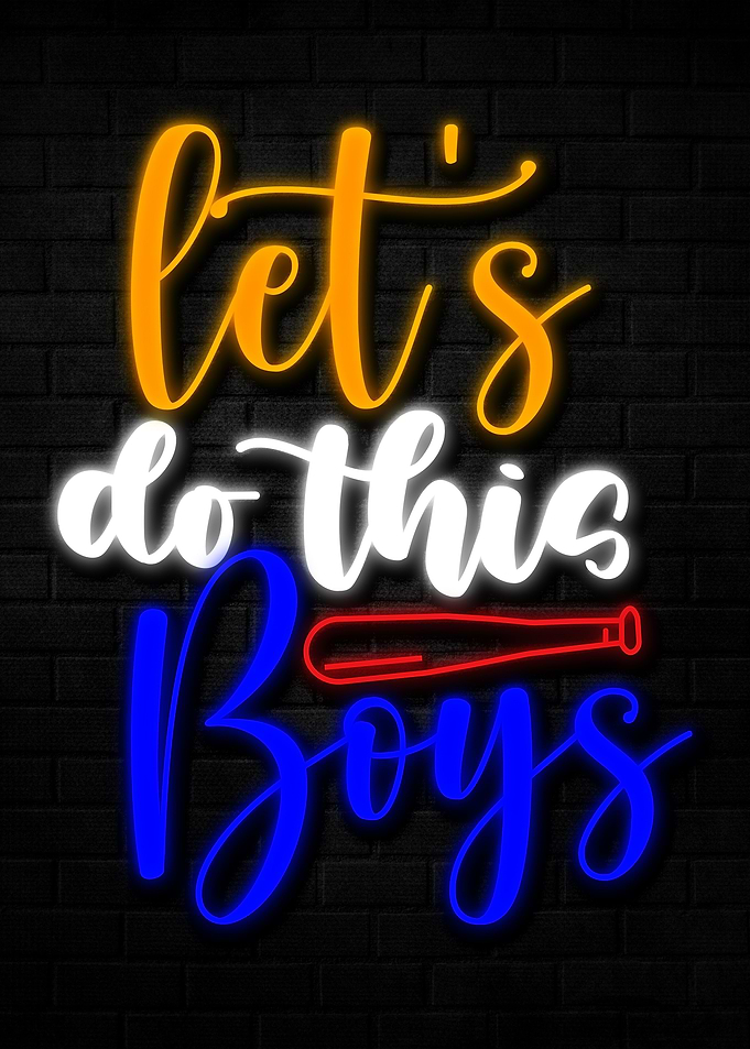 Baseball Neon Led