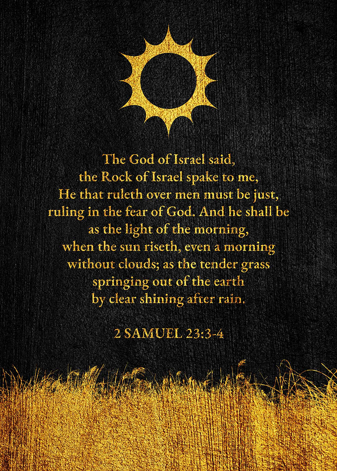 2 Samuel 23 3 4