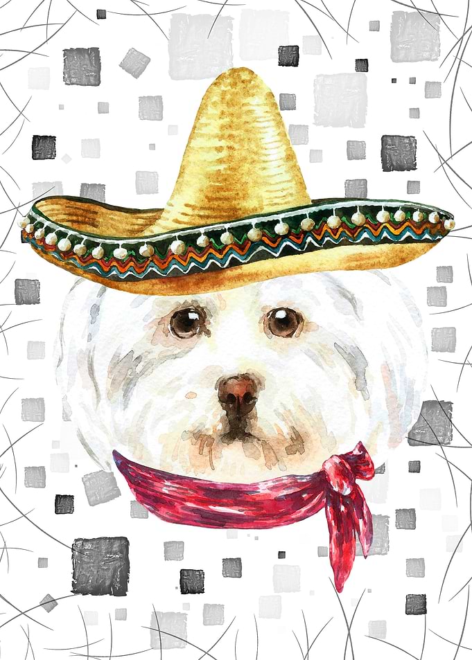 TERRIER DOG PORTRAIT