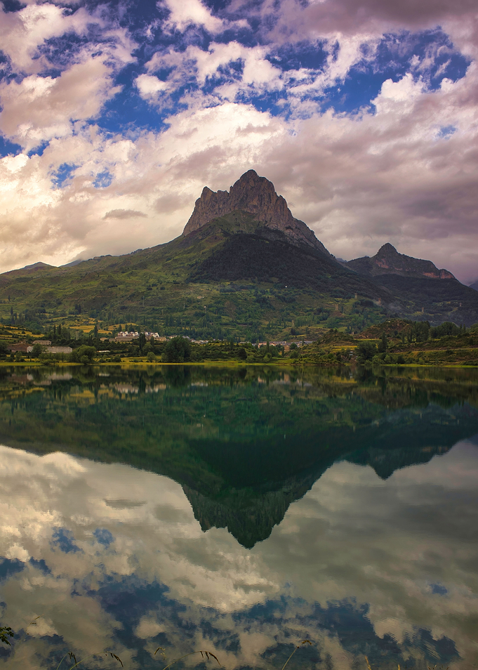 Mountain reflection lake
