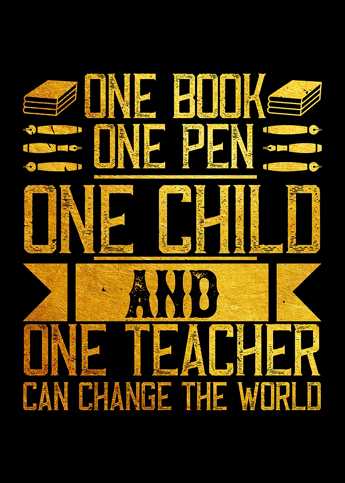 One book one pen one
