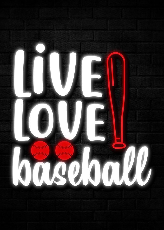 Baseball Neon Led