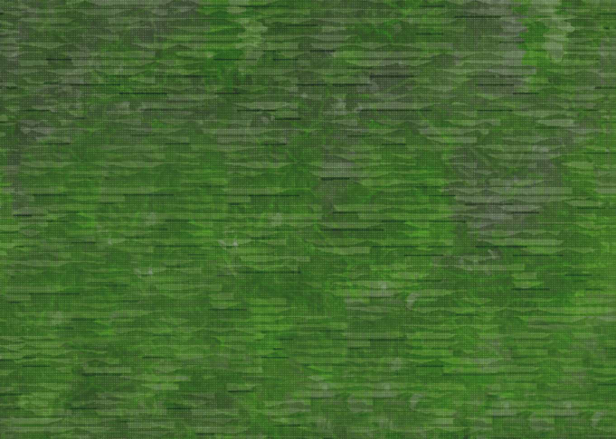 Abstract Floral Green Wood