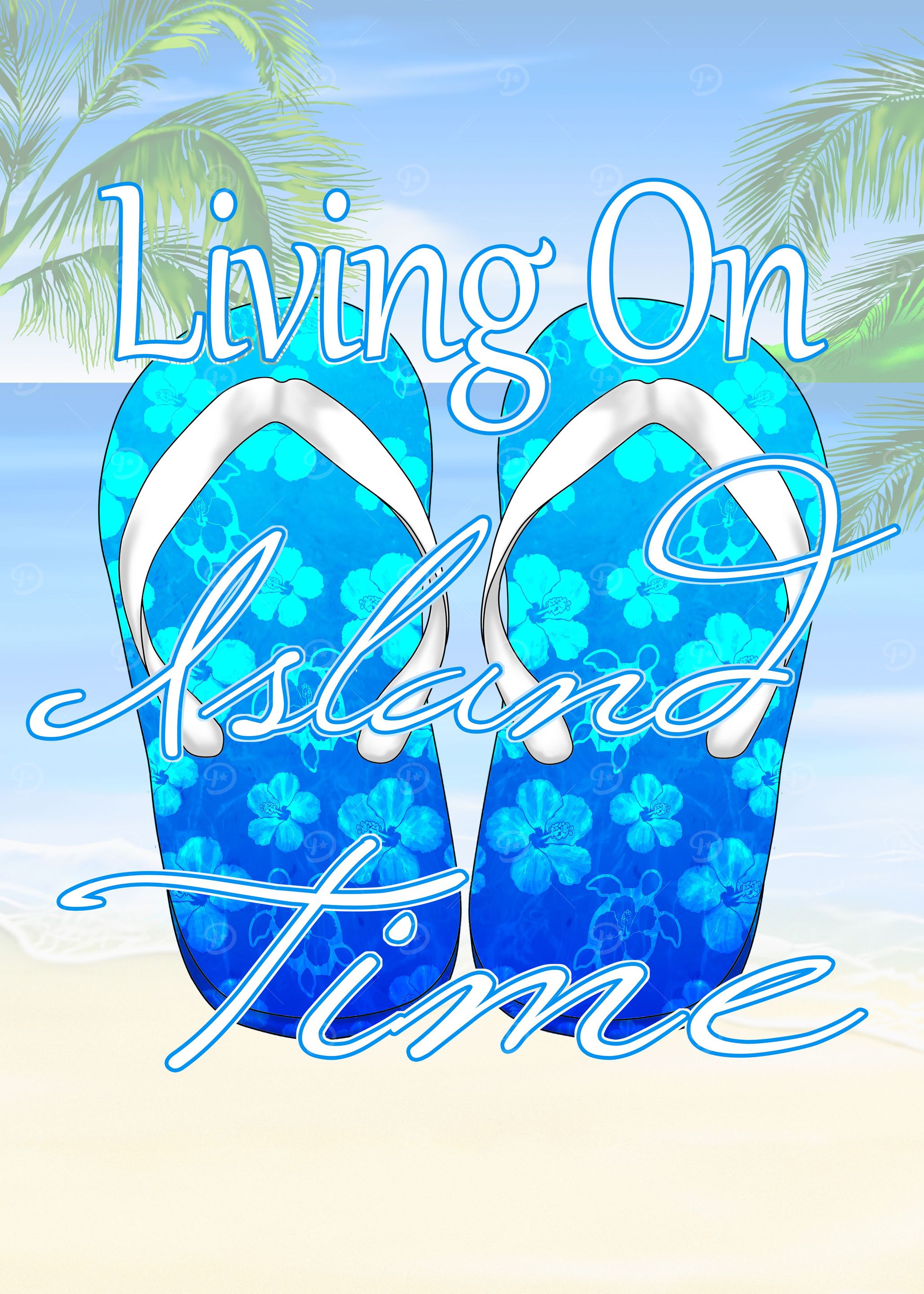 Ocean Blue Island Time