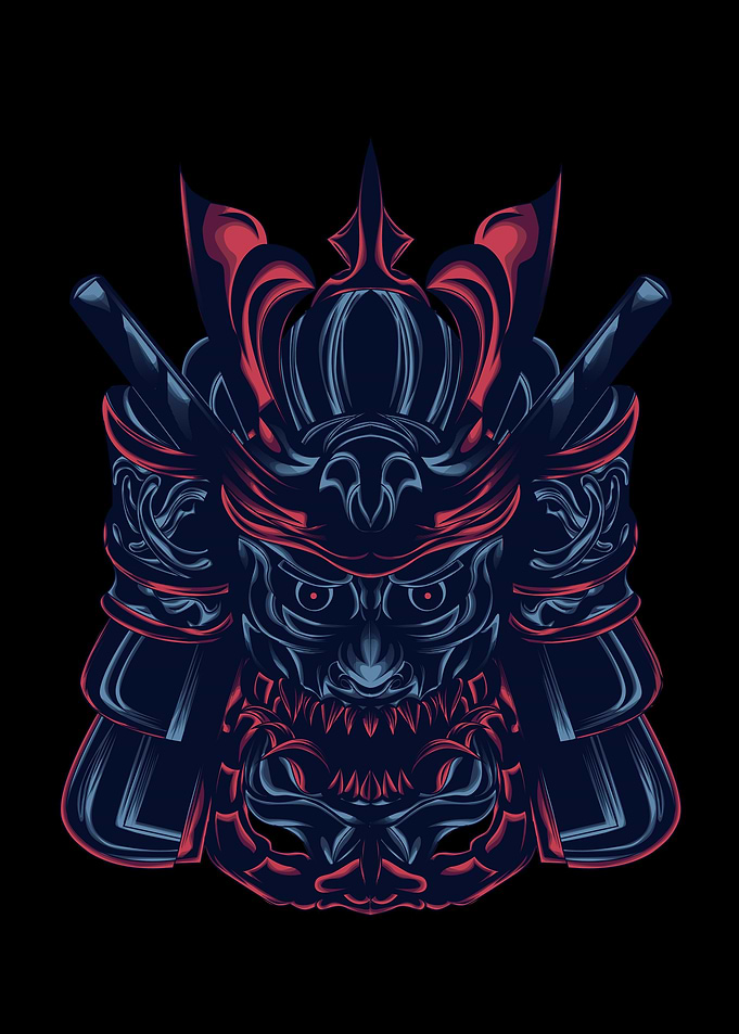 Japanese samurai armour