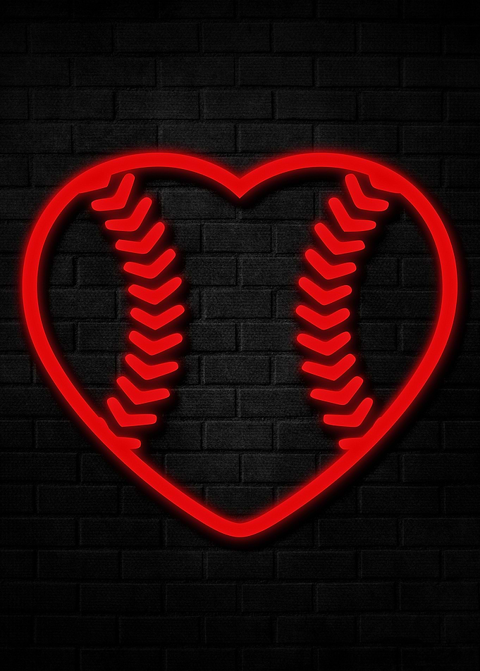 Baseball Neon Led