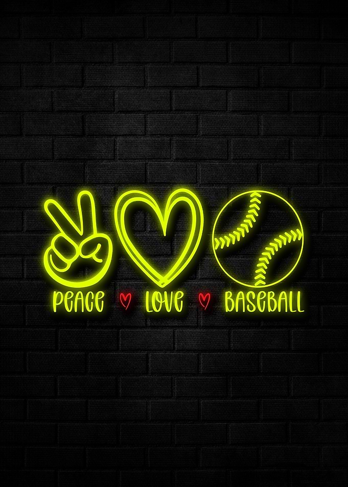 Baseball Neon Led