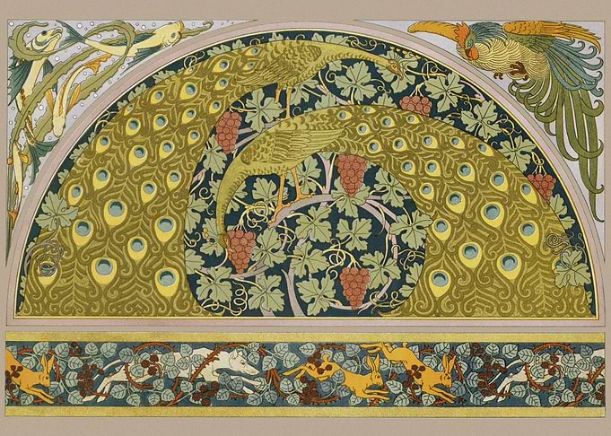 Art Nouveau Animals 1