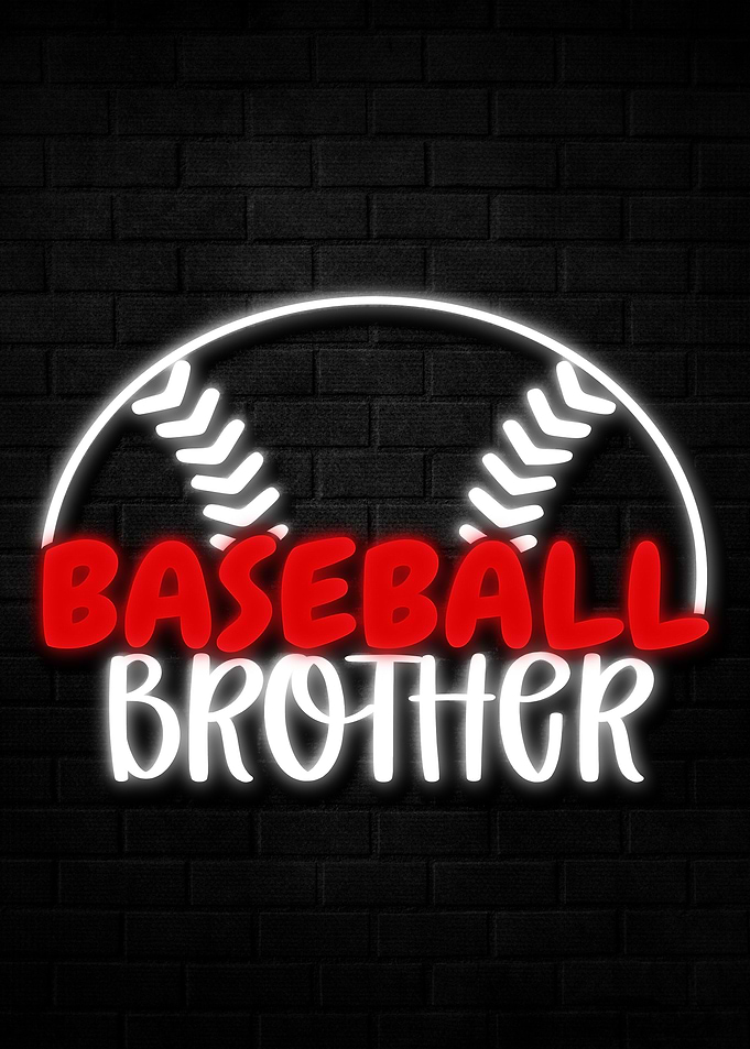 Baseball Neon Led