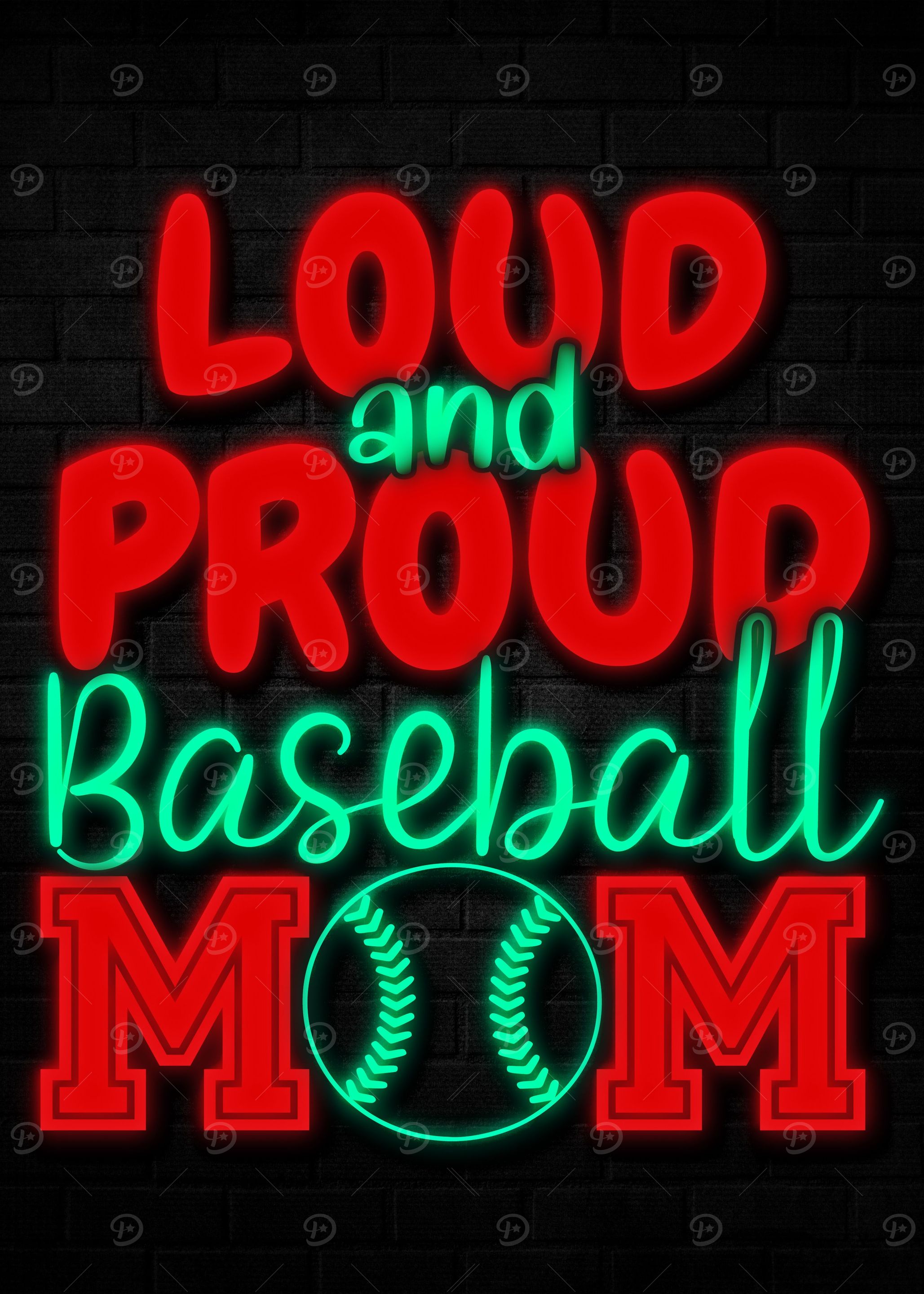 Baseball Neon Led