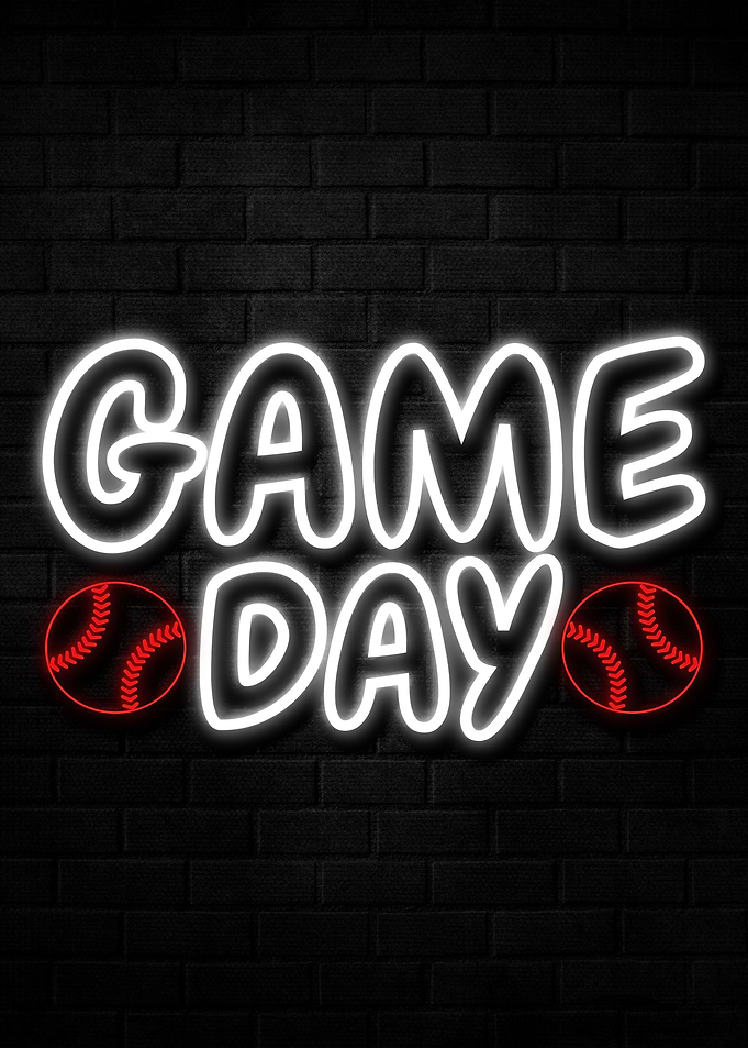 Baseball Neon Led