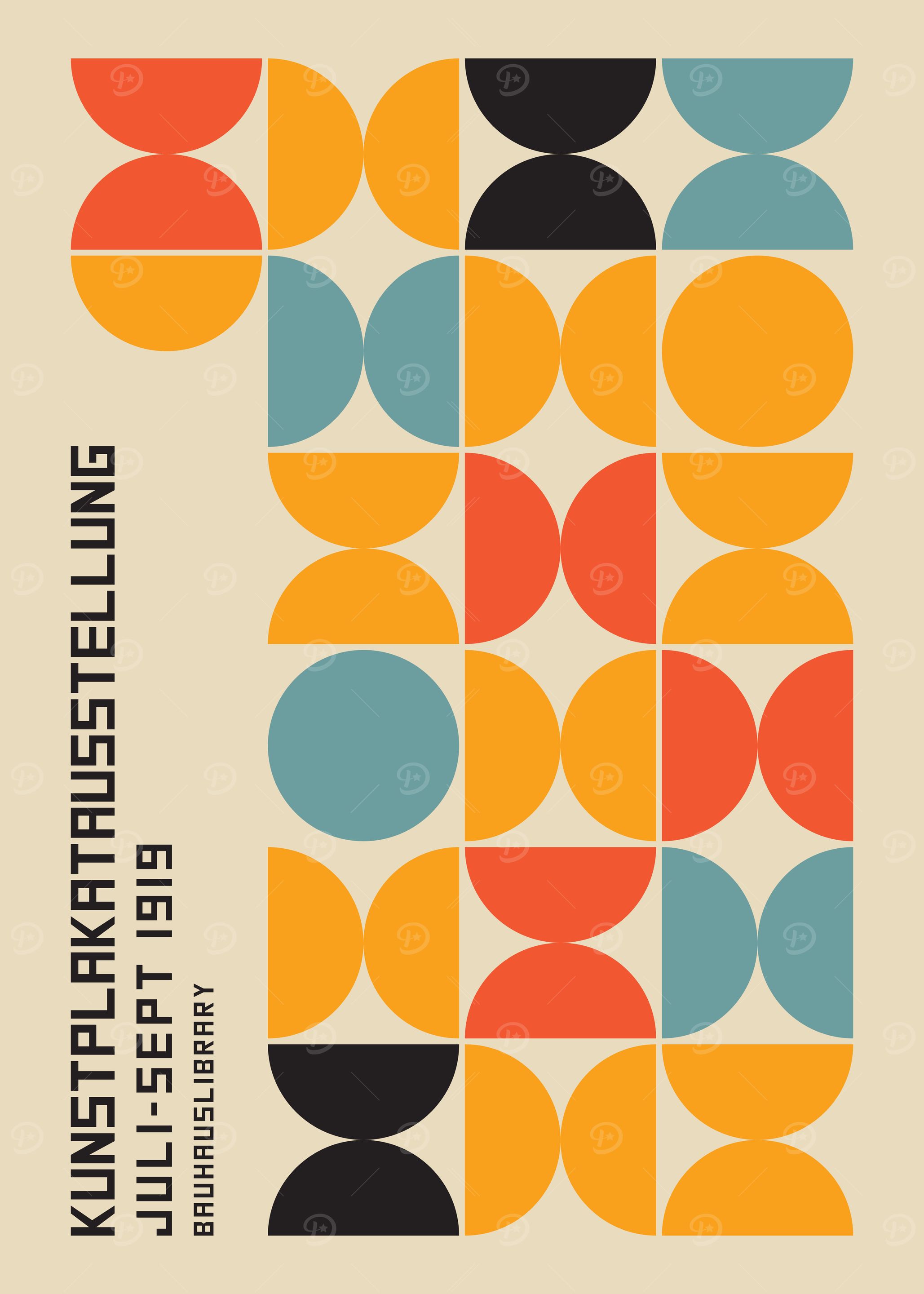 Bauhau Exhibition Poster