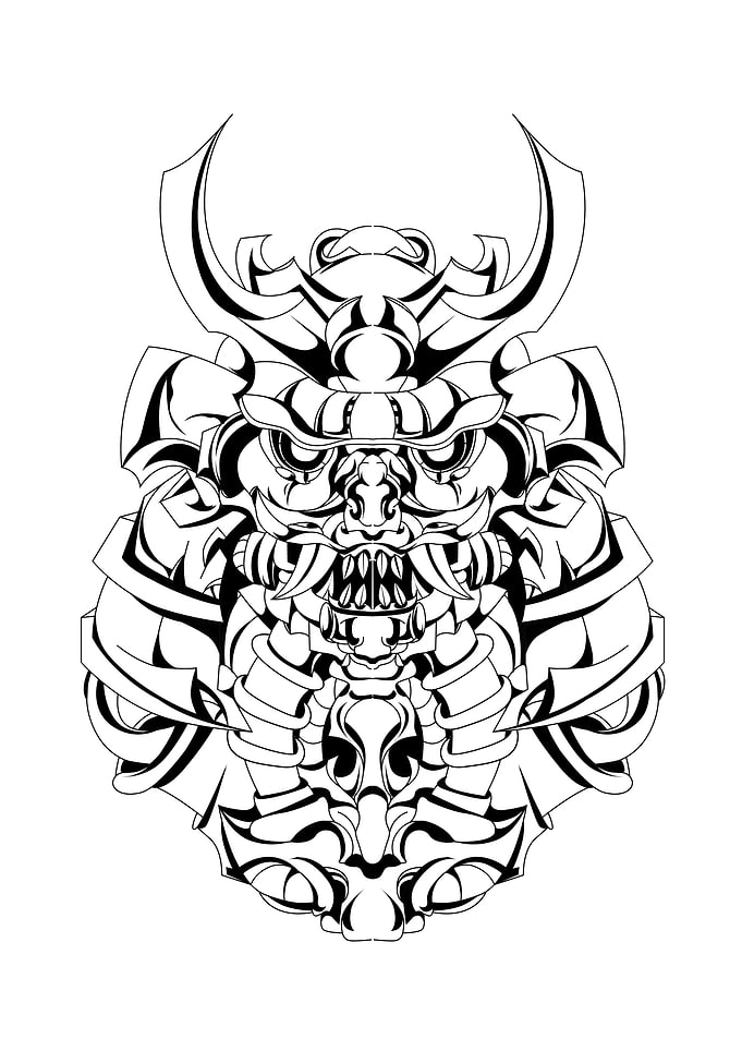 Japanese samurai armour