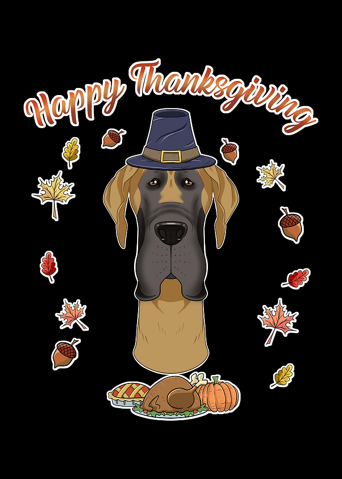 Thanksgiving Great Dane