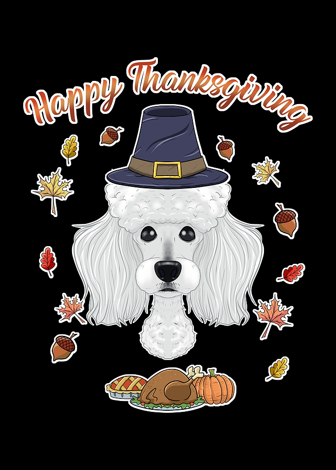 Happy Thanksgiving Poodle