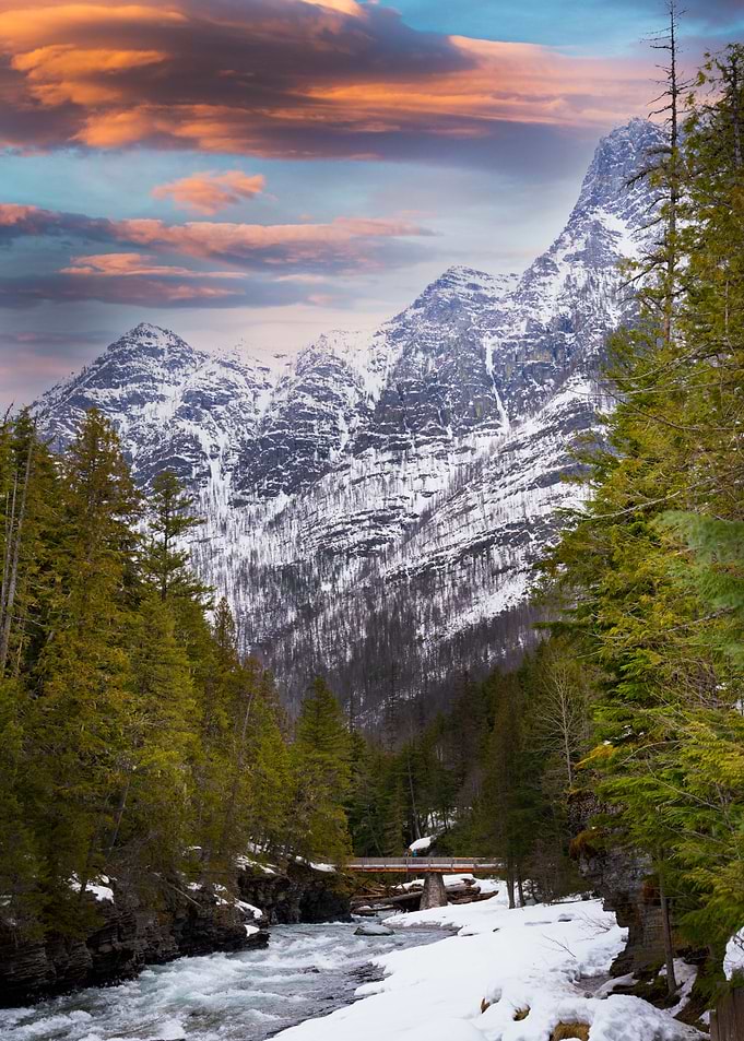 Below the Glacier Mountain
