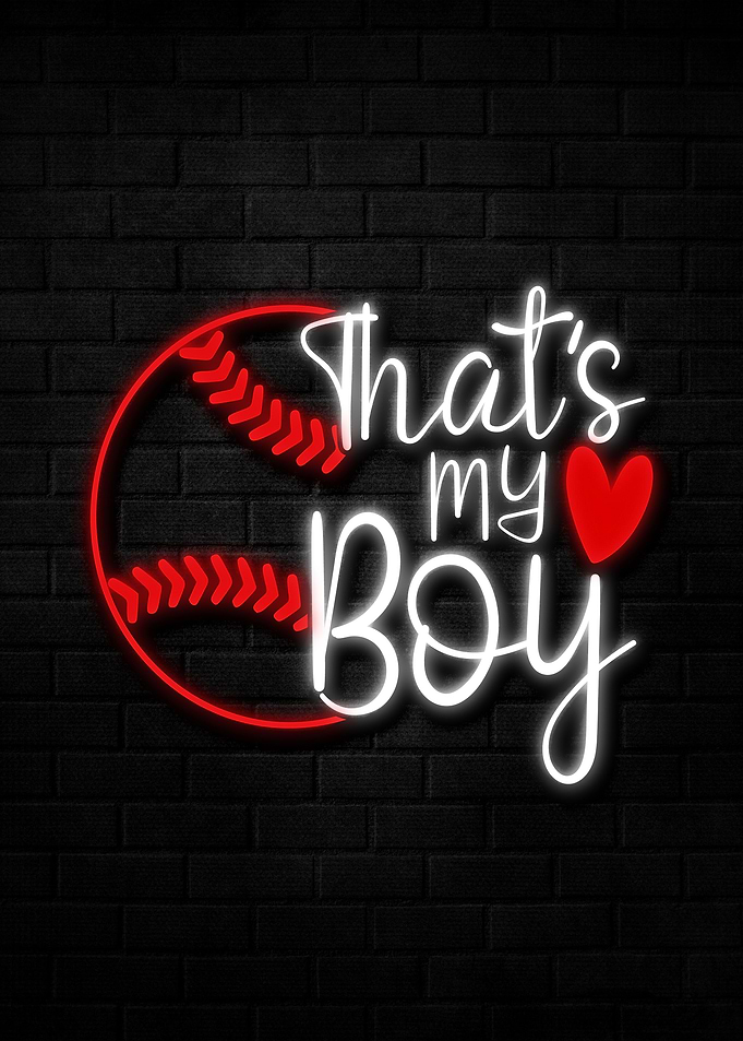 Baseball Neon Led