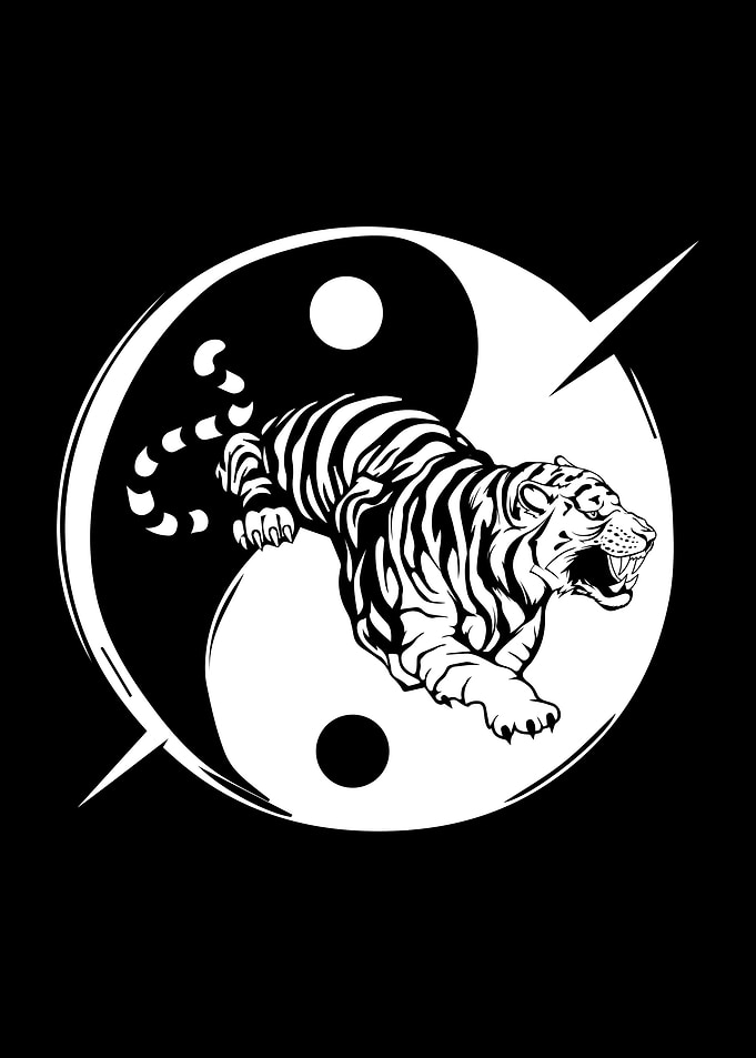 White Tiger Yin Yang