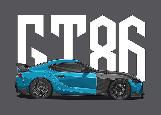 toyota gt86 blue