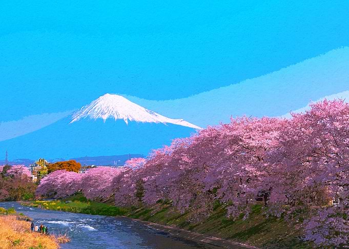 Mountain Japan Flowers