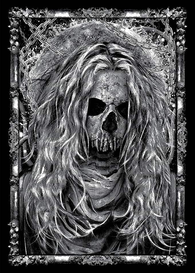 Long Haired Skull