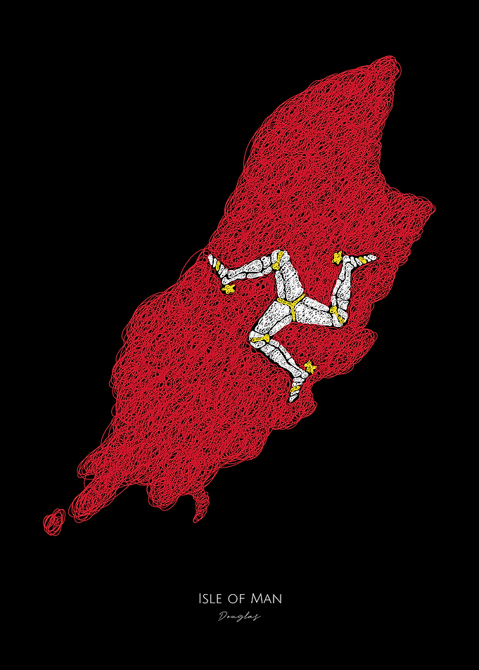 ISLE OF MAN DOUGLAS FLAG