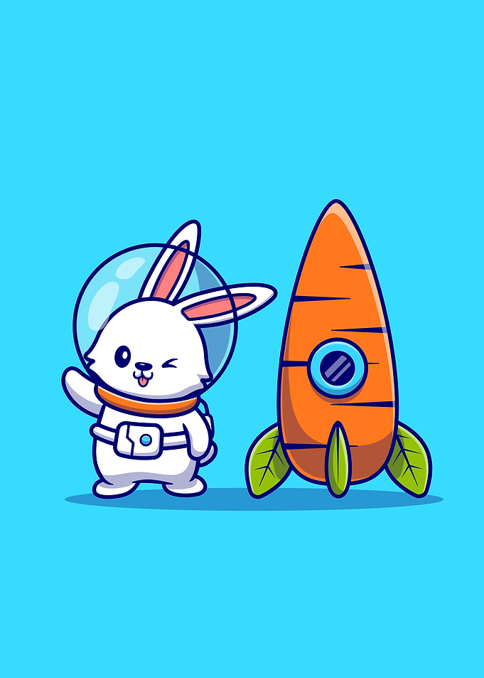 rabbit astronaut