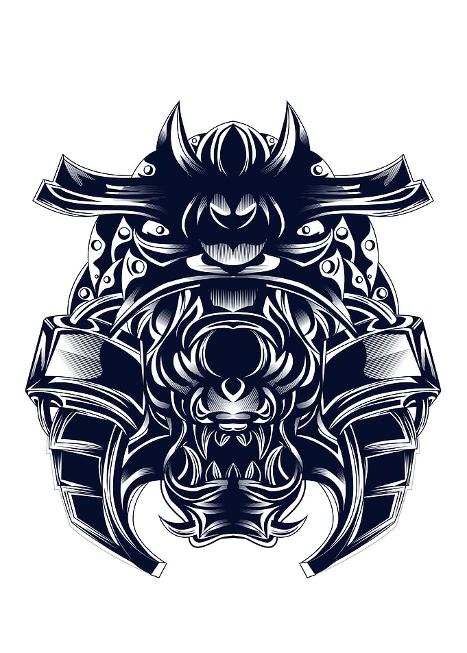 Japanese samurai armour