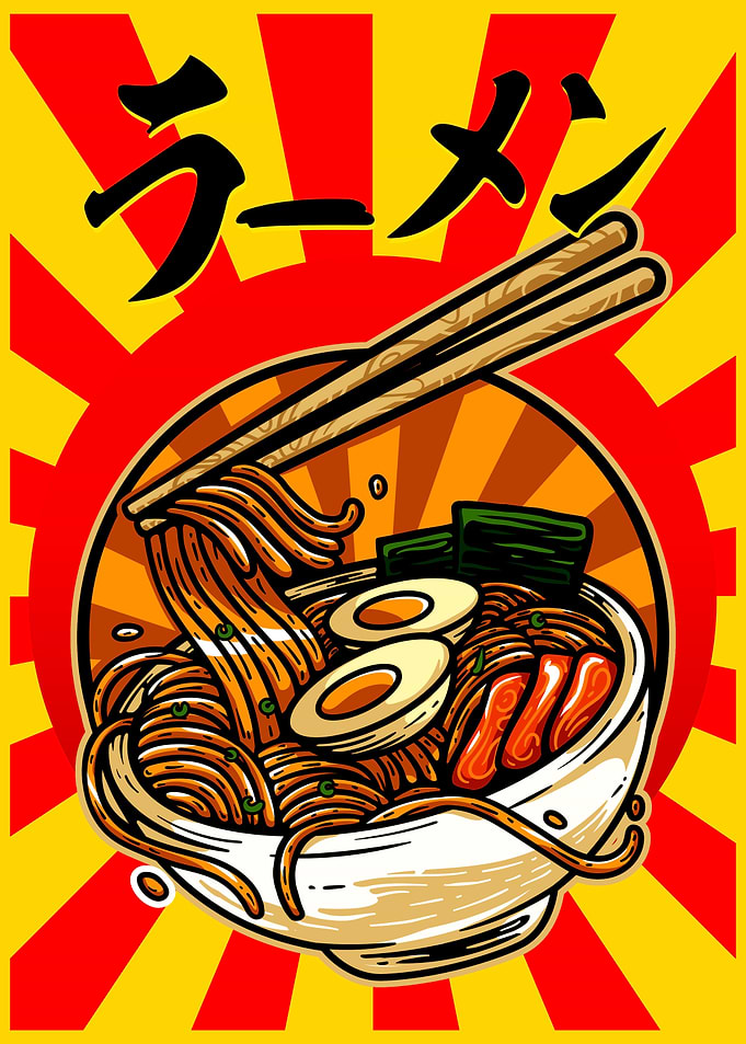 Ramen Noodles Vintage