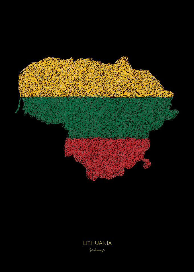 LITHUANIA VILNIUS SCRIBBLE