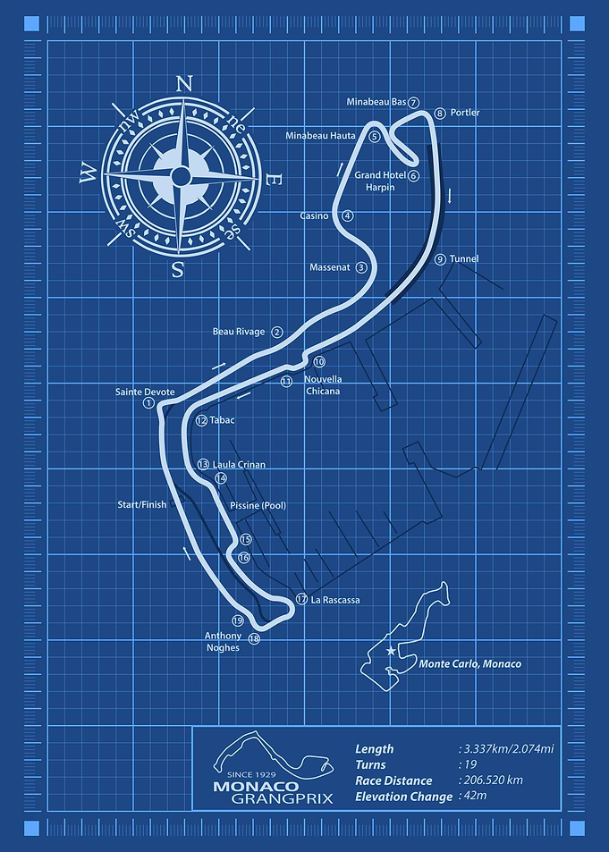 GP Monaco blueprint