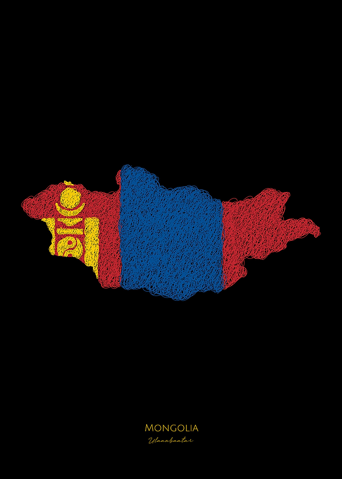 MONGOLIA ULAANBAATAR FLAG