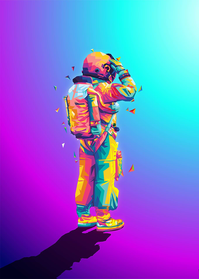 Astronaut Wpap Style