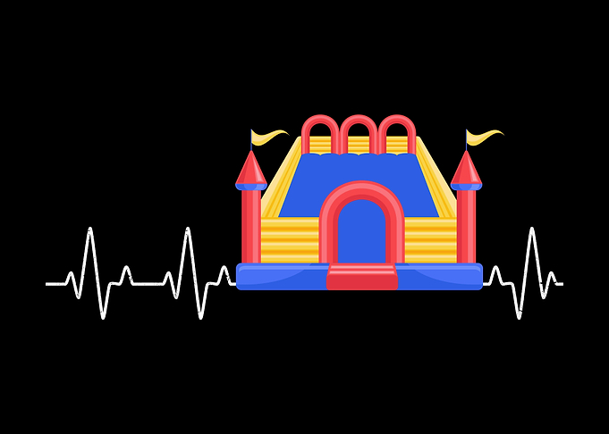 Bouncy castle Heartbeat