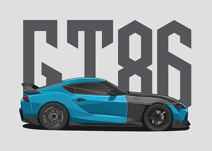 toyota gt86 blue