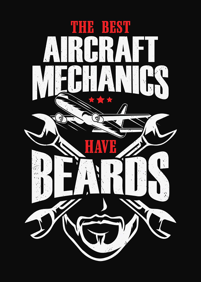 Bearded Aircraft Mechanic