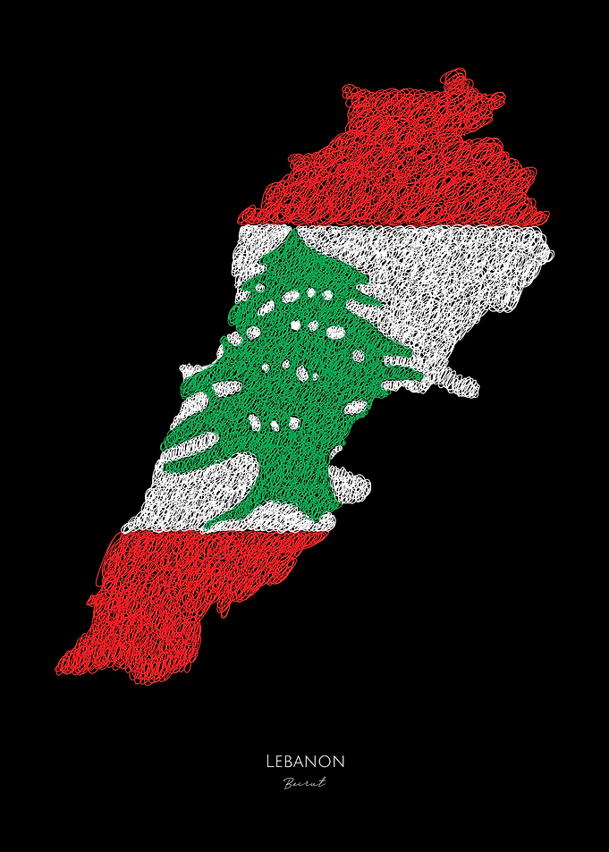 LEBANON BEIRUT SCRIBBLE