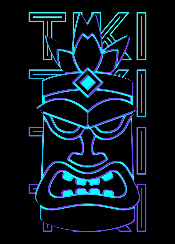 Tiki Luau Hawaiian Hawaii