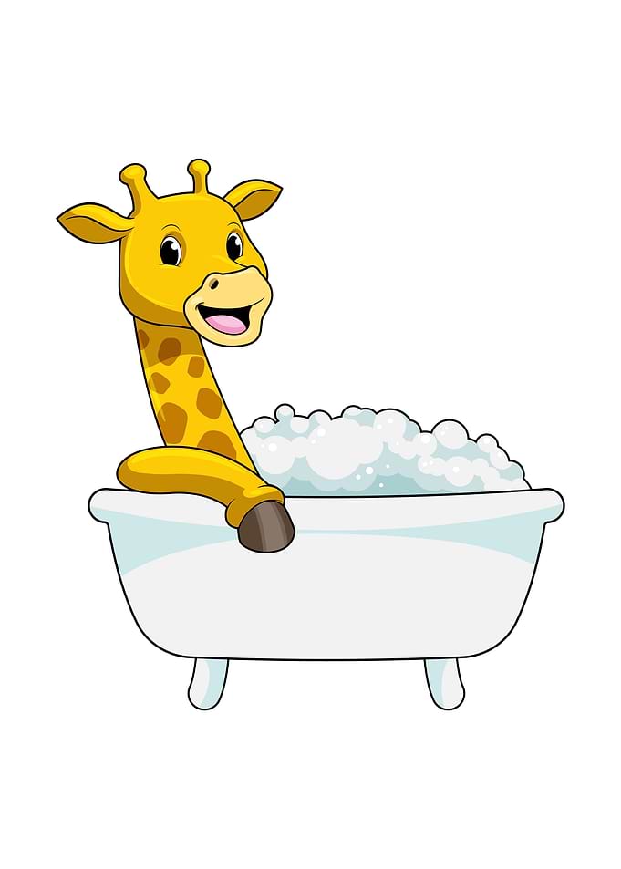 Giraffe Bathtub Foam