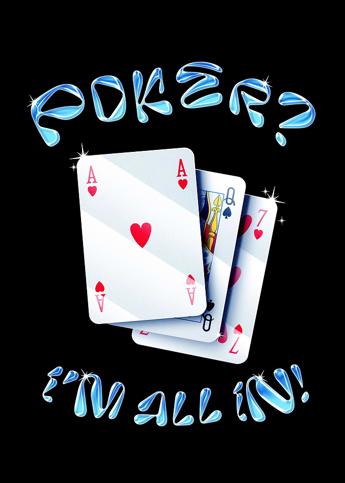 Classic poker playing card