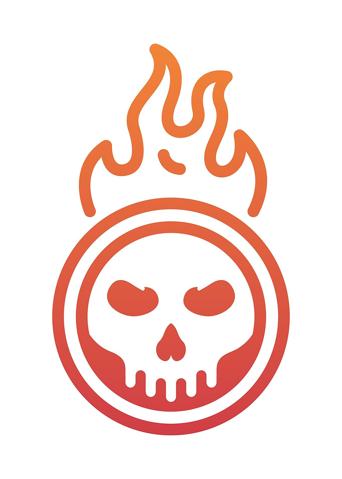 Death Fire Skull 1