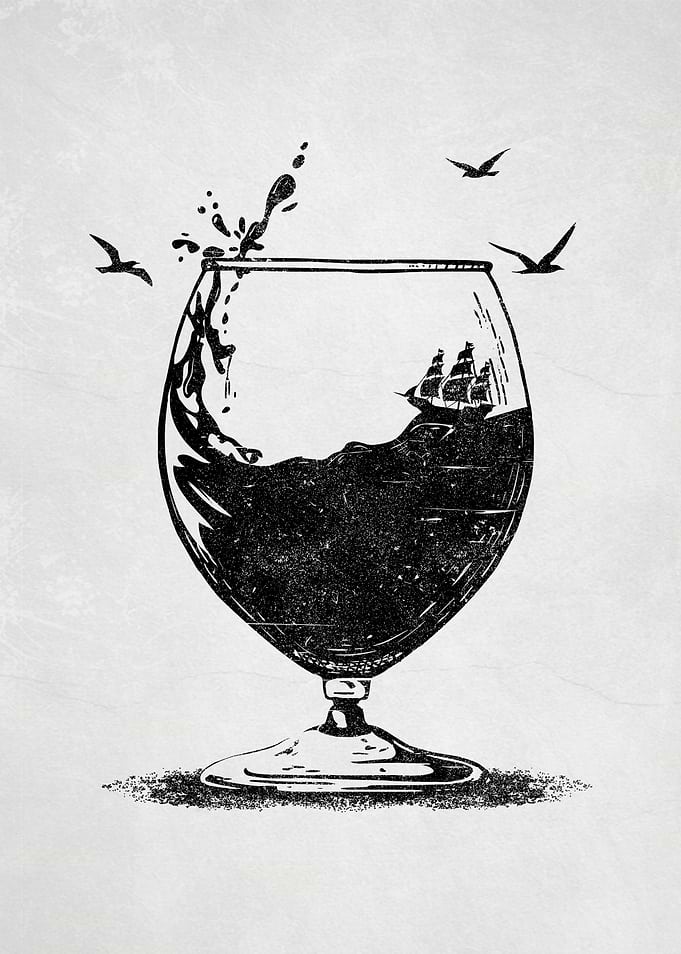 Drunken sea