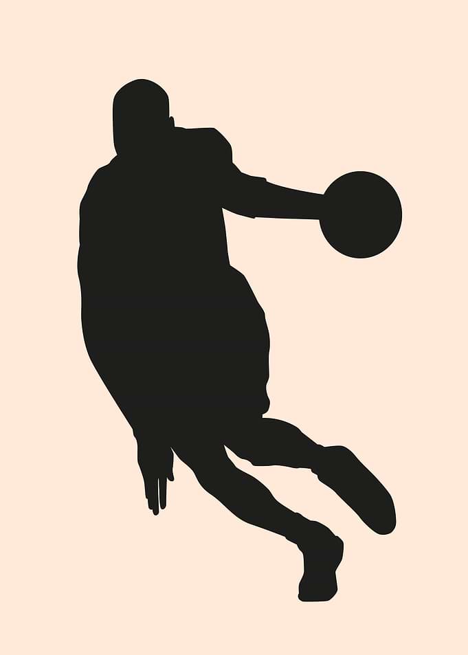 silhouettes basketball