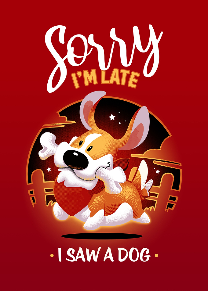 Sorry Im late I saw a dog