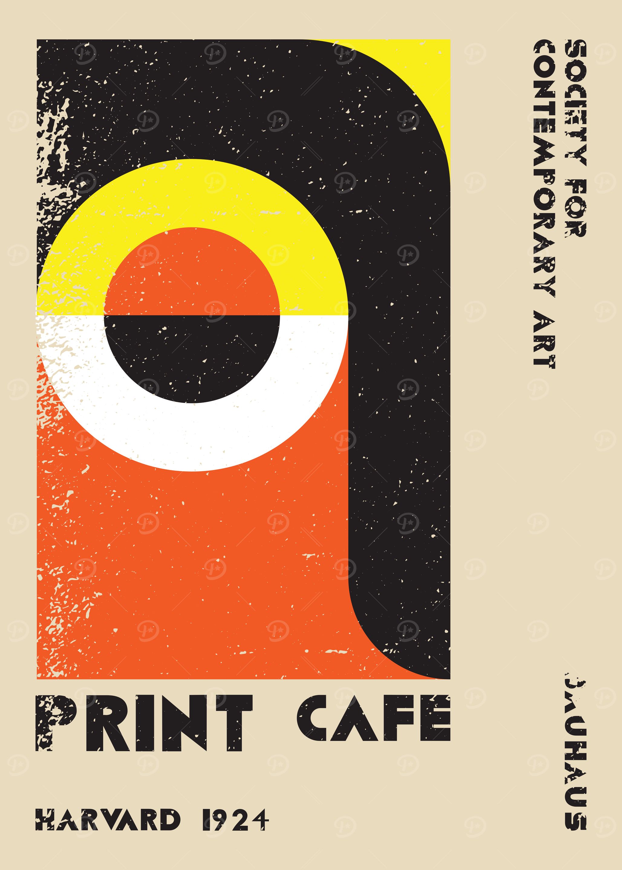 Harvard Bauhaus Poster