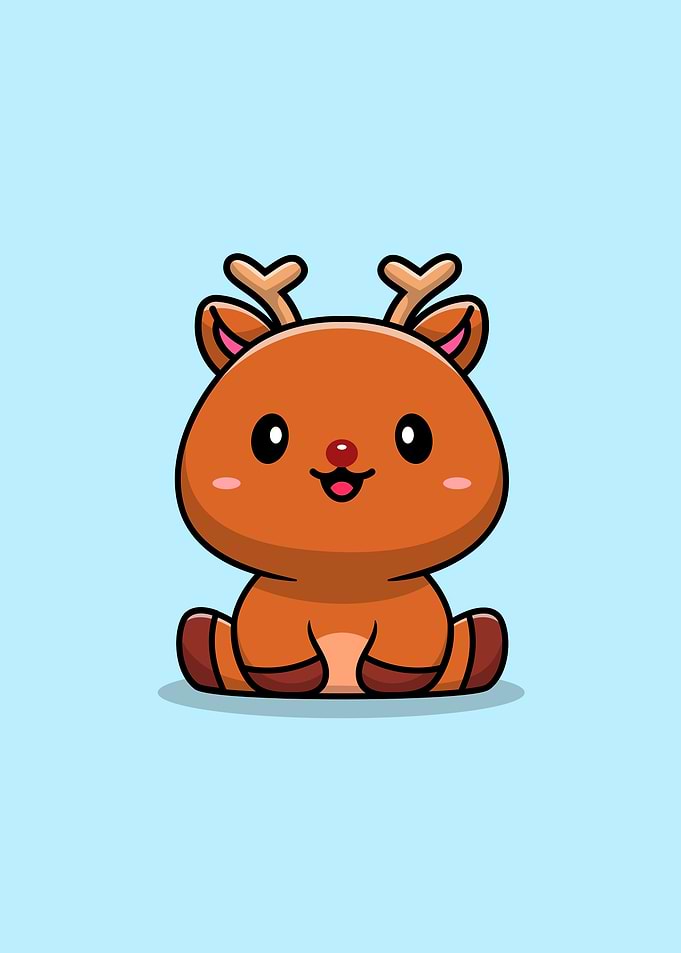 Cute baby deer